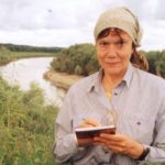 Геолог Нина Владимировна Сакулина в Окунево